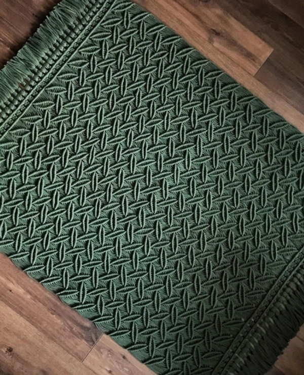 Macrame Rug - 100cmx150cm, Khaki